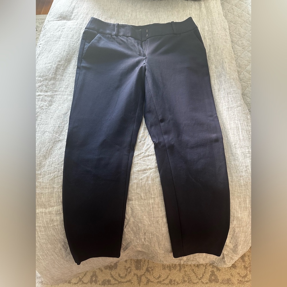 LOFT Julie Skinny Trousers (Navy)